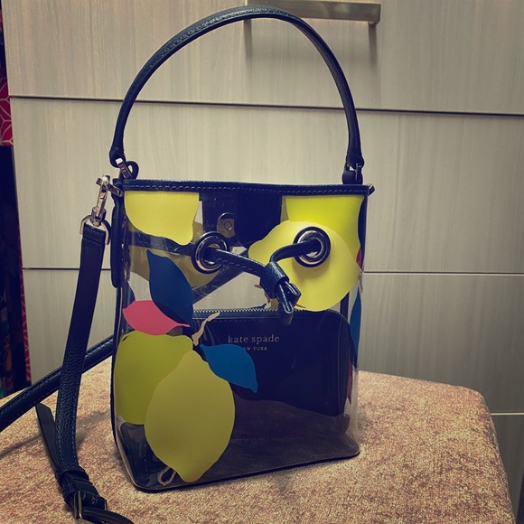 kate spade Handbags - Eva see Through Lemon Zest small bag